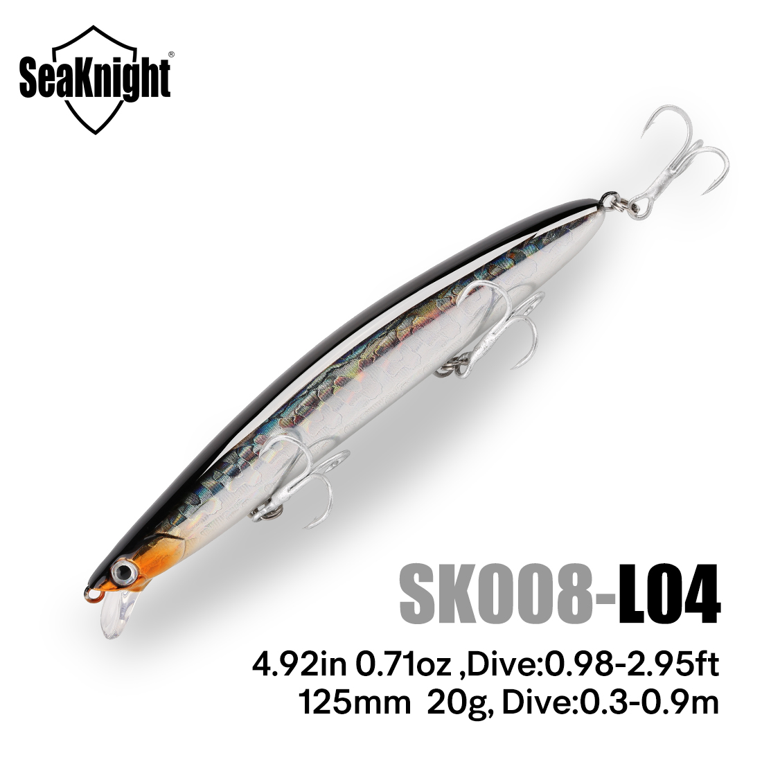 Fishing Equipment Brands - Umpan Pancing SeaKnight Brand 08 Minnow