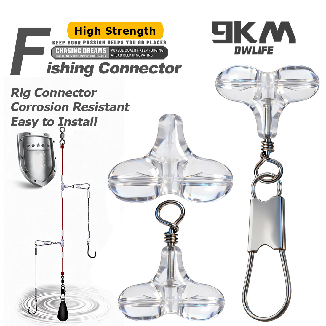 Fishing Equipment Cheap - 9KM Manik-manik Pancing Bentuk T dengan