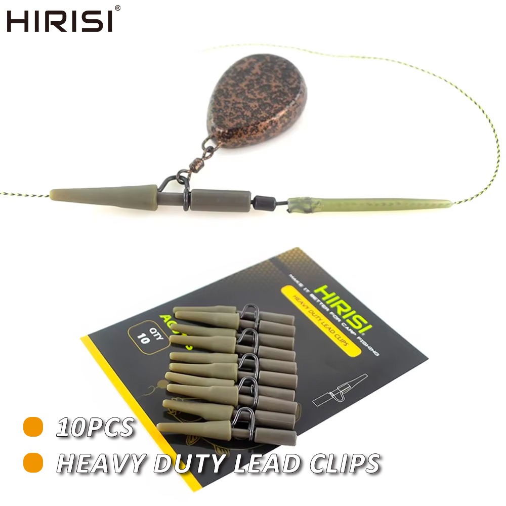 Ice Fishing Tip Up - Hirisi 10 Buah Klip Timah Tugas