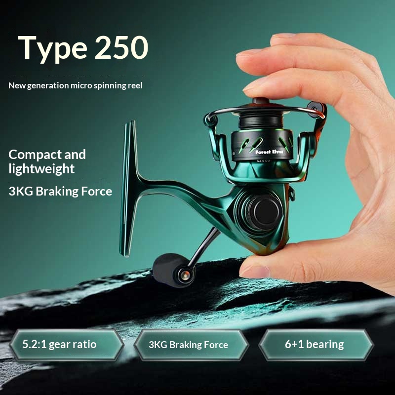 Abu Garcia Reel Max - Kedens 250, Gulungan Pancing Spinning Mini