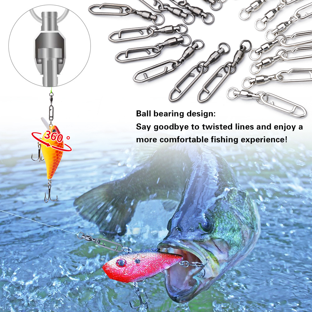 1/10 Buah Konektor Putar Banta - Fishing Equipment Cheap ulasan dan harga