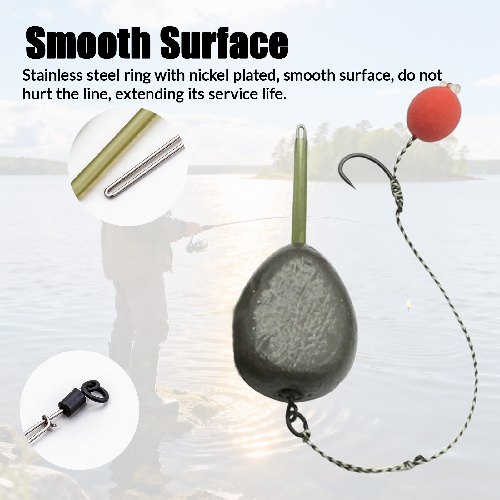 9KM PVA Bag Stems Untuk Memanc - Ice Fishing Tip Up ulasan dan harga
