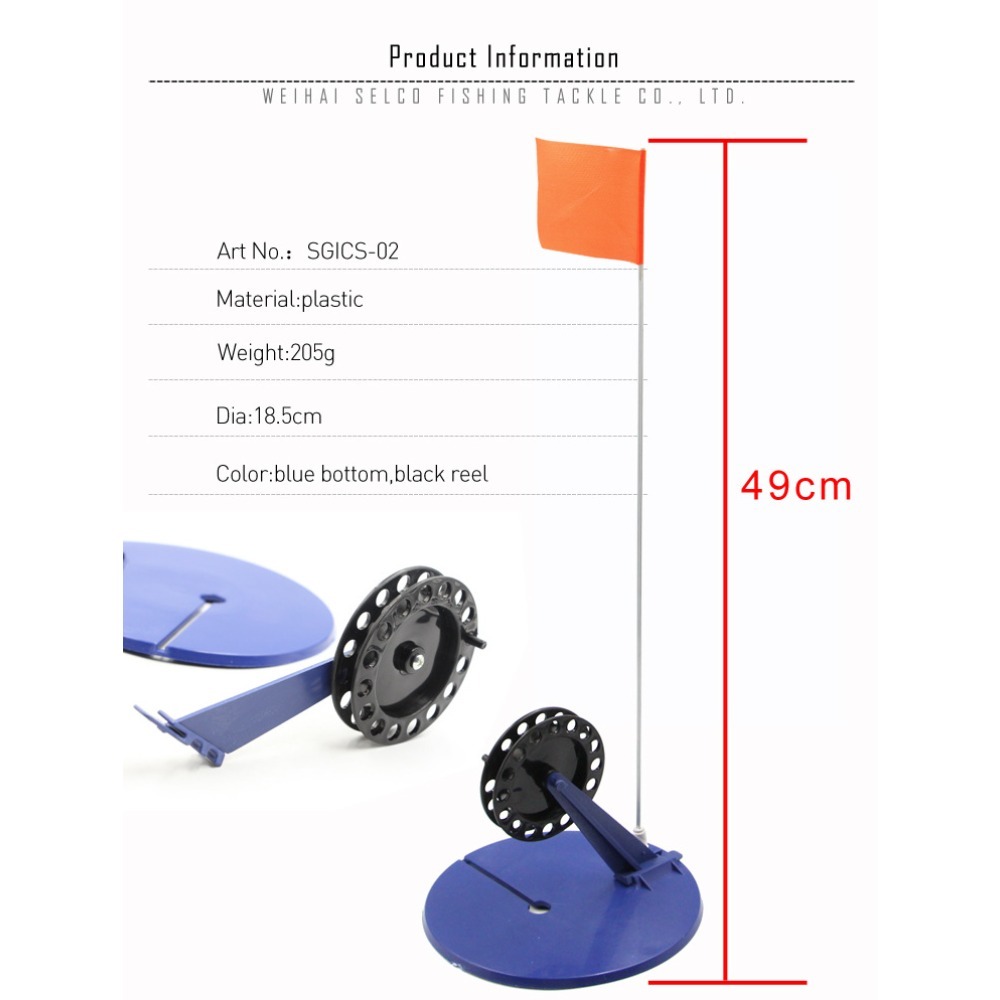1PC Platform Memancing Es Otom - Ice Fishing Tip Up ulasan dan harga